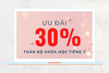 Khóa học tiếng Ý online chỉ từ 3.150.000đ cùng hàng loạt ưu đãi hấp dẫn khác